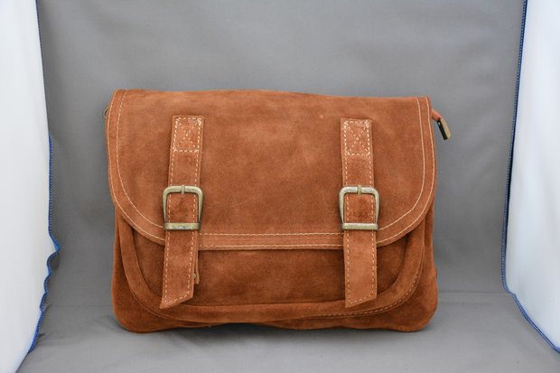 Tower Leather Bag Flapover tas