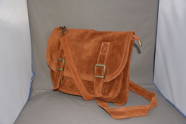 Tower Leather Bag Flapover tas